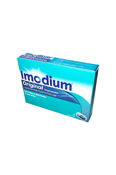JANSSEN CILAG إيموديوم مضاد للإسهال، 2 ملغ، 6 كبسولات