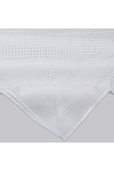 alwastta Men's white middle shemagh