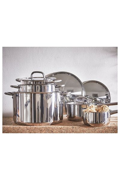 IKEA 365+ Cookware Set, 9 Pieces, Stainless Steel