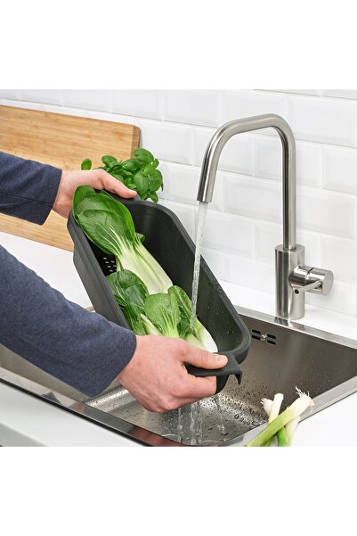 IKEA LILLHAVET Colander, Charcoal