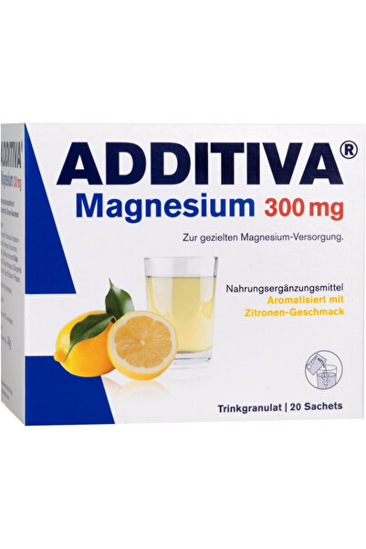 Additiva أكياس مغنيسيوم - 300 ملغ، 20 كيسًا
