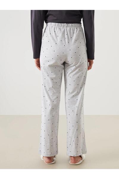 LC Waikiki LCW DREAM Beli Lastikli Puantiyeli Kadın Pijama Altı (W5)