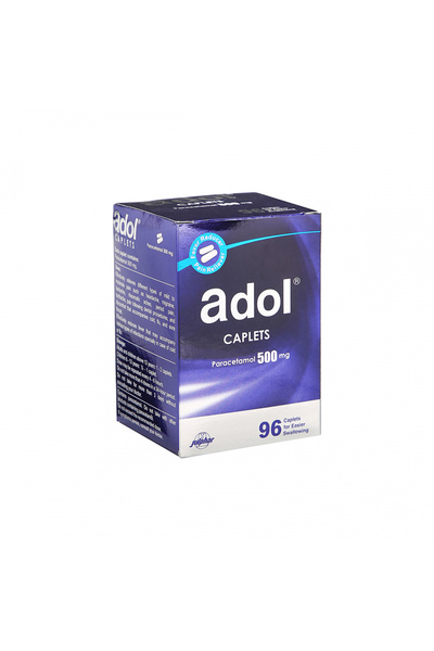 Adol Paracetamol Caplets - 500 Mg - 96 Capsules