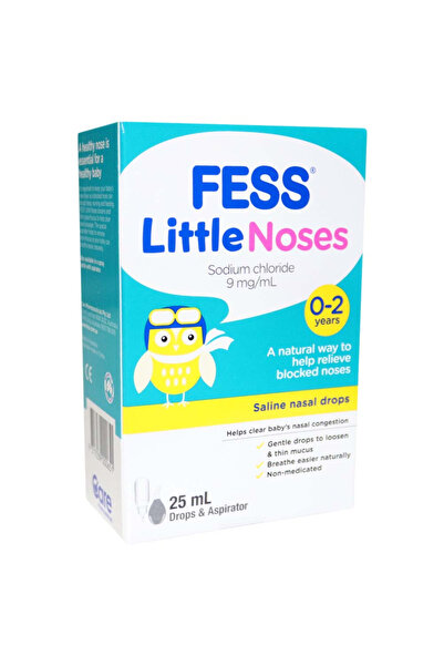 CARE Fess Little Nasal Drops, Saline, 25 Ml