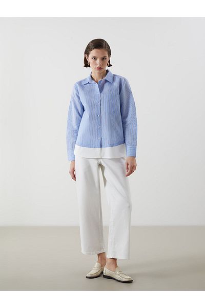 LC Waikiki Pantaloni de damă, slim Mom, cu talie elastică