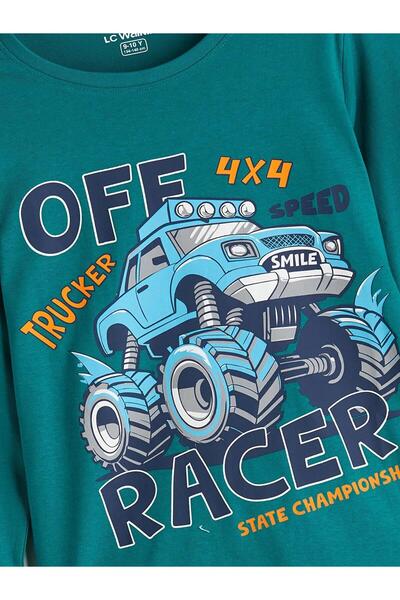 LC Waikiki LCW Kids Bisiklet Yaka Erkek Çocuk Pijama Takımı (W5)