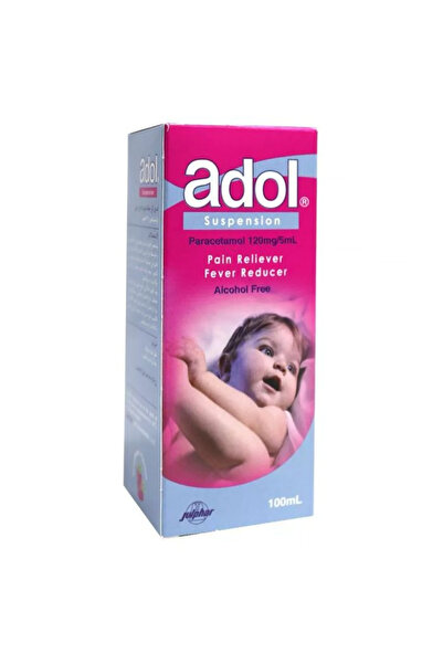 Adol Syrup, Pain Relief, 120 Mg, 100 ml