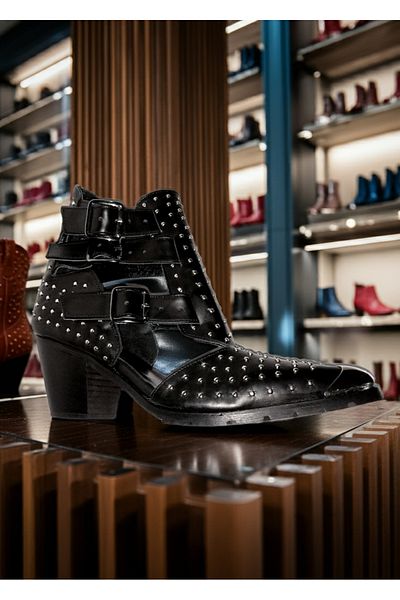 MaisonStanbul Summer Leather Trock Cowboy Boots