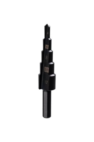 richmann exclusive Burghiu pentru metal, în trepte, titan, 4-12 mm, Richmann Exclusive