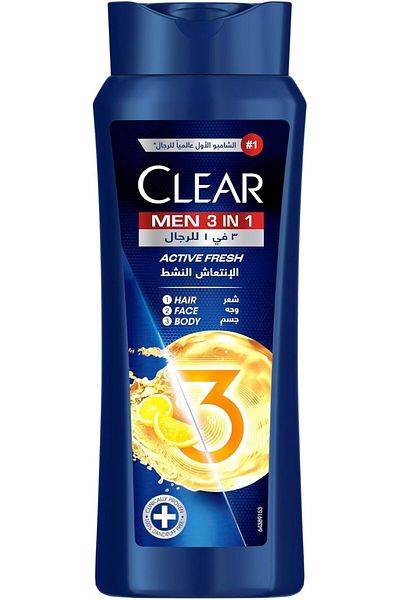 Clear شامبو 3 في 1 مضاد للقشرة للرجال