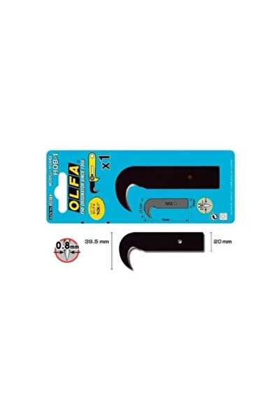 Olfa Industrial Cutter Blade, Curved Tip,