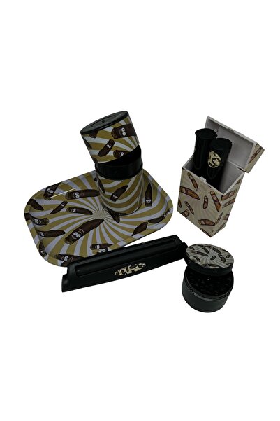 blackraw 6 Parça Premium Duman Smoking Bag Çanta Set