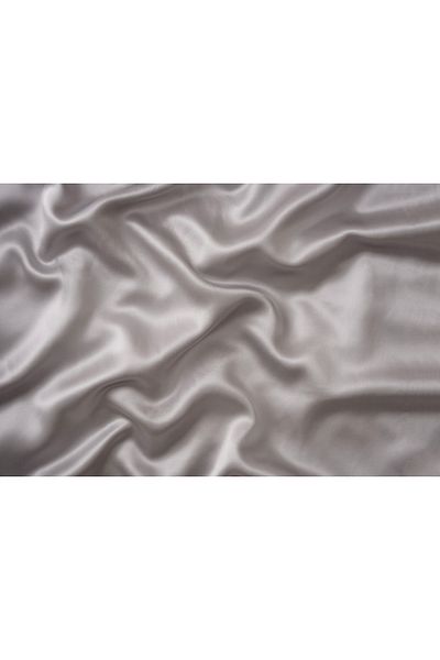 Neyam 100% Natural Mulberry Silk Pillow Case (1pc), Ideal for Skin and Hair Care. Soft and Cool grey