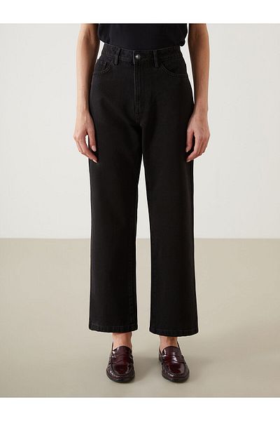LC Waikiki Pantaloni de damă în jean Wideleg