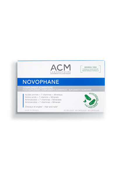 ACM Novophane for Hair and Nails - 60 Capsules