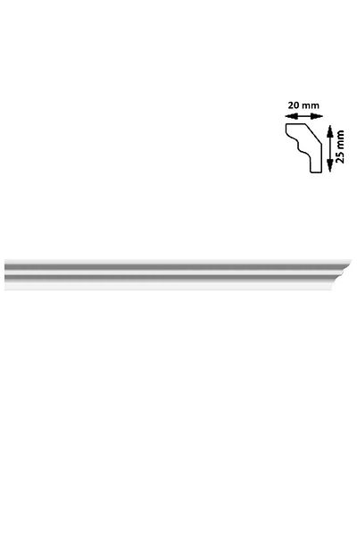Artool Set 200 buc. Bagheta colturi, 25 x 20 mm, 2 m