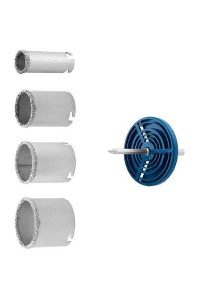 richmann Diamond core bits, with guide, set of 4 pieces, 33-73 cm,