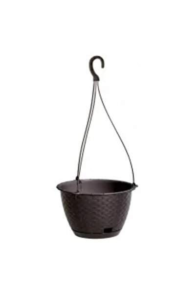 Prosperplast Διακοσμητική γλάστρα, στρογγυλή, καφέ, 18/37 L, 38,8 x 43,6 cm, αμμώδης