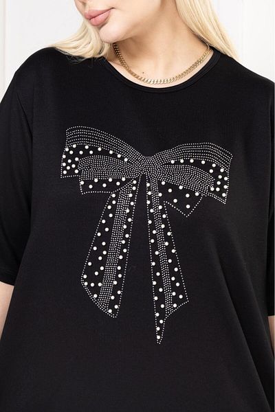 EMEZ Blouse with Pearl Ribbon Detail