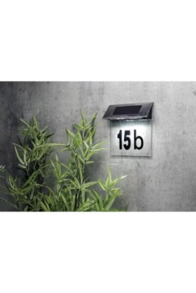 Strend Pro Lampă solară cu număr de casă, LED, 18,5 x 5 x 19 cm