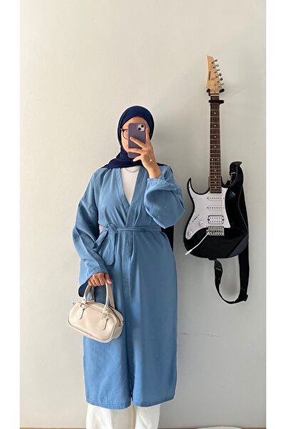 FASİON كيمونو روح الماء مع حزام الخصر