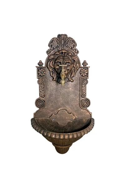 Strend Pro Garden Sink, Cast Iron, Antique Bronze, 41 x 21 x 76.5 cm, Strend Pro