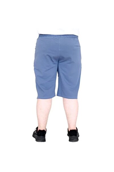 cusseli Ανδρικό σορτς μεγάλου μεγέθους 2 κλωστών U25504 Μπλε