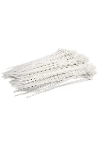 drel Cable ties, white, set of 100 pcs, 900 x 9 mm,