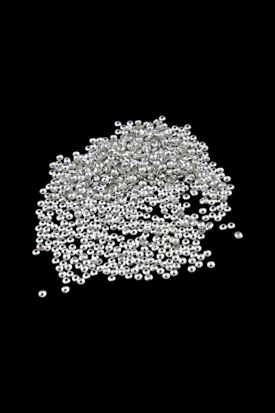 Serhat Aksesuar ve El İşçilik رقائق فضية منحنية 5 ملم (30 جرام 460 قطعة)