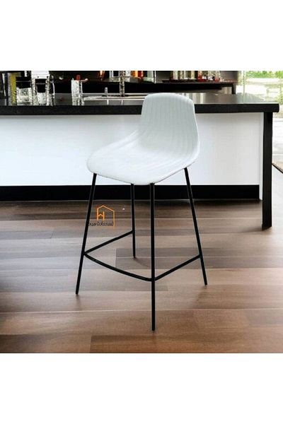 Al Saada Home Bar Chair - 105 x 60 x 50 cm - White
