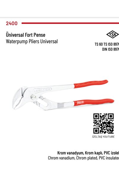 İzeltaş Papağan (Fort) Pense Üniversal 315mm