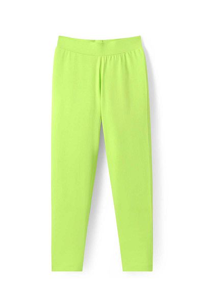 Pine kids Pine Kids Solid Leggings (Pack of 2) - Black & Lime