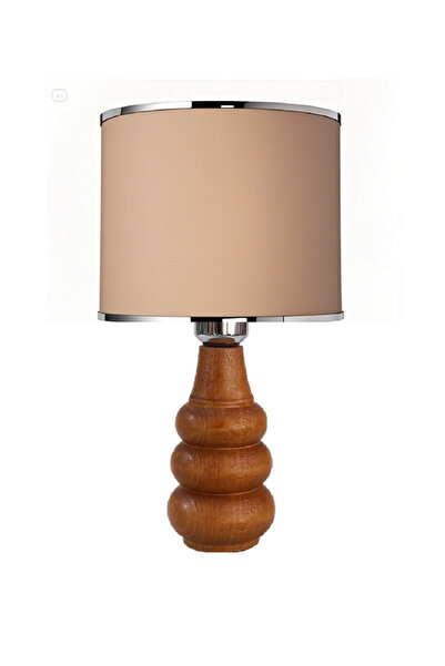 571 Store Sina Table Lampshade Wooden Body Fabric Headboard Decorative Table Lamp Night Light