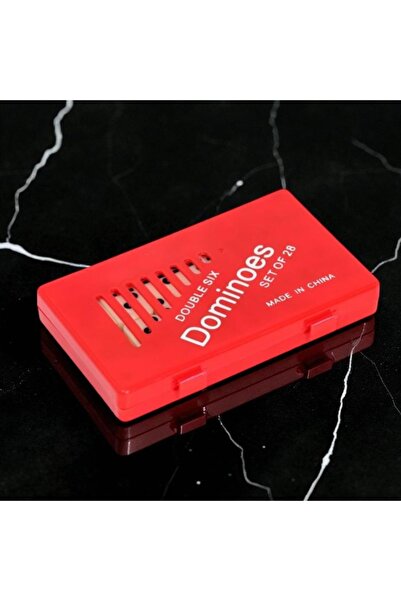 Kuzey Tacı Plastik Kutulu Domino Oyunu Klasik Kolay Taşınabilir Eğlenceli Vip...