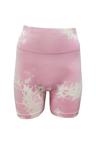 baim X Scrunch Seamless High Waist Tummy Control Tie Dye Pattern Shirring Sports Short Leggings