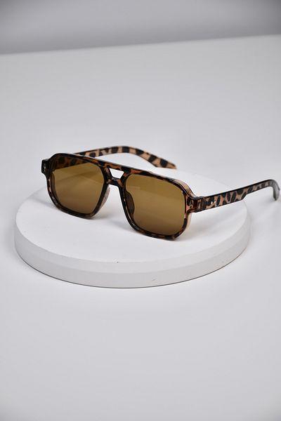 LOOKUP NEW Unisex Women Men Uv400 Protected Bone Drop Marginal Metal Detail Sunglasses