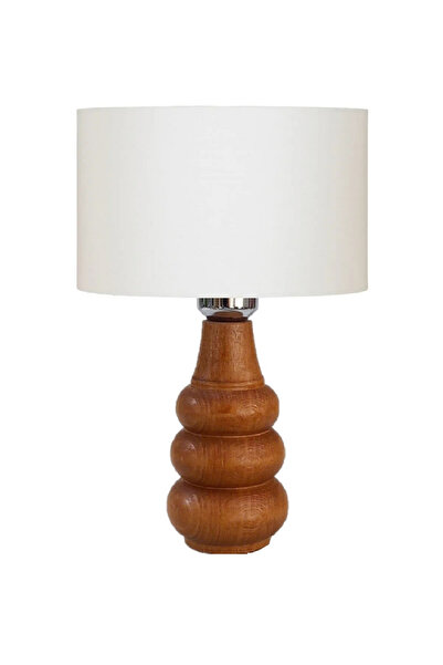 571 Store Sina Table Lampshade Wooden Body Fabric Headboard Decorative Table Lamp Night Light