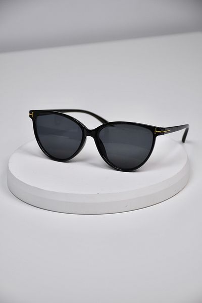 LOOKUP NEW Unisex Women Men Uv400 Protected Bone Cat Eye Metal Detail Sunglasses