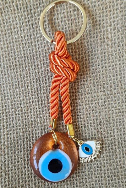 ella'nın çarşısı Breloc cu mărgele de 3 cm cu semnul de ochi rău și farmec de...