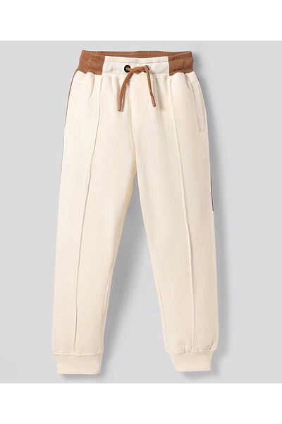 Primo Gino Primo Gino Cut & Sew Lounge Pants - Off White