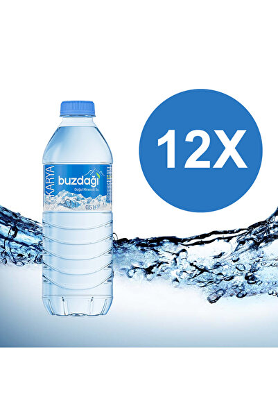 Buzdağı Doğal Mineralli Su 500 ML x 12 Adet
