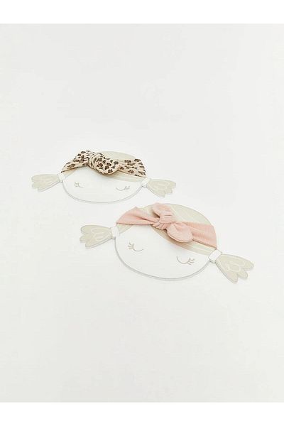 LC Waikiki Lcw Baby Bow Detailed Baby Girl Hair Band Set of 2 (W5)