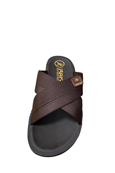 BY ARİS Men's Thick Sole Knitwear Slippers