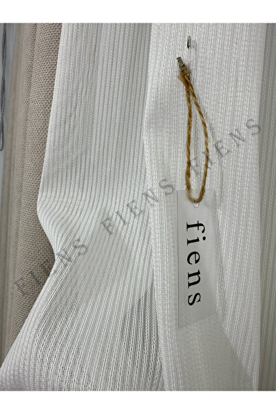 FİENS ÇELİK BURGULU SİMLİ MODERN TÜL PERDE 1/3 Sık Pileli |Gramajlı Ütü Gerektirmez Her Odaya Uygun