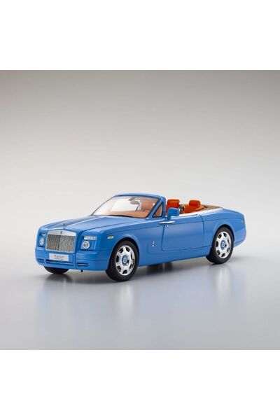 Kyosho 1:18 Rolls Royce Phantom Drophead Coupe KYO8871BL Diecast Model Araba
