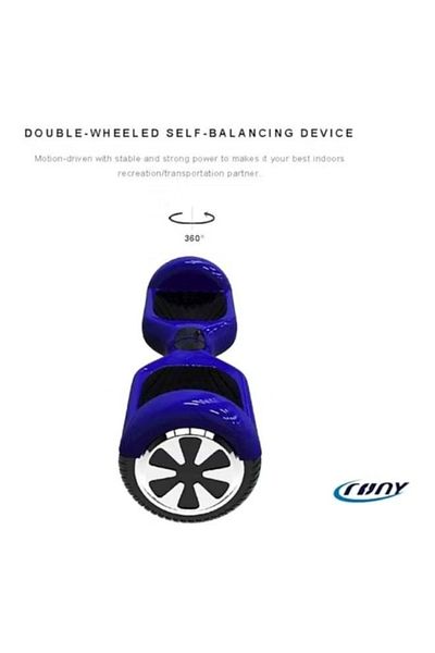 rexa Compact 2‑Wheel Self‑Balancing Electric Scooter – 58×17×17 cm, LED Lights & Bluetooth
