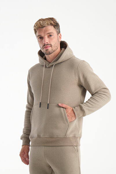 kaphone 10 Men's Pamulu 3 Thread Fleece Hooded Tracksuit Set