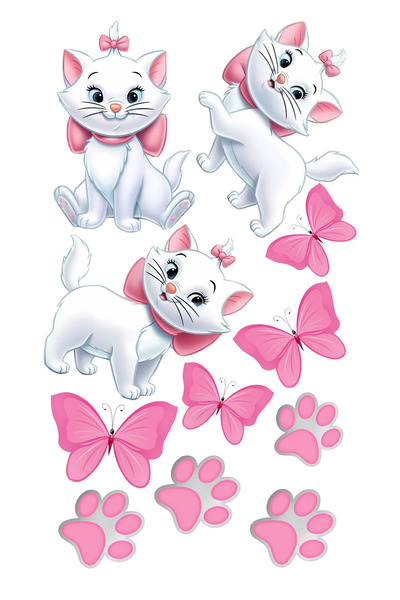 BatıDoğu Kedi Yenilebilir Cupcake ve Pasta Resim Baskı