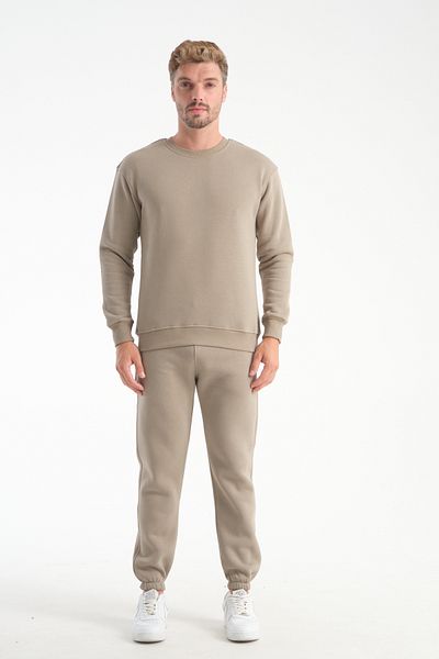 kaphone 10 Men's Pamulu 3 Thread Inside Fleece 0 Collar Tracksuit Set