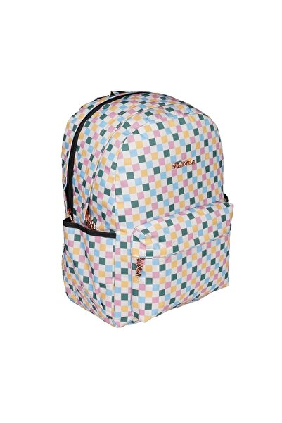 BLACK WOMEN'S PATTERNED MULTI-EYED PATTERNED DAILY MODEL USEFUL BACKPACK